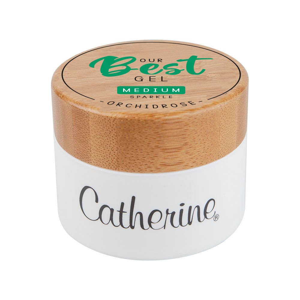 Sparkle Orchid Rose medium Our Best Gel Catherine Nails